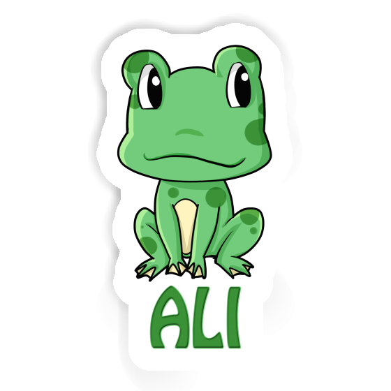 Autocollant Grenouille Ali Notebook Autocollant Grenouille Ali Gift package Image