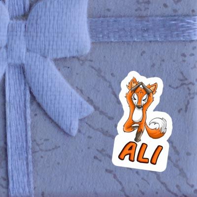 Autocollant Yoga Renard Ali Notebook Autocollant Yoga Renard Ali Gift package Image