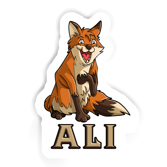 Ali Autocollant Renard Notebook Image
