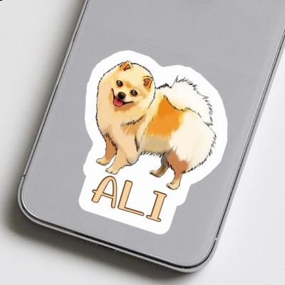 Autocollant Spitz allemand Ali Notebook Autocollant Spitz allemand Ali Gift package Image