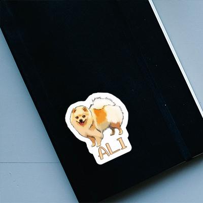 Autocollant Spitz allemand Ali Notebook Autocollant Spitz allemand Ali Gift package Image