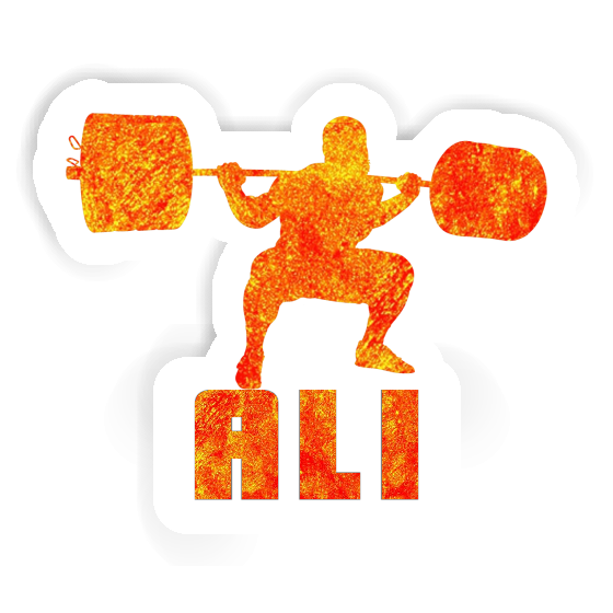 Sticker Weightlifter Ali Gift package Image