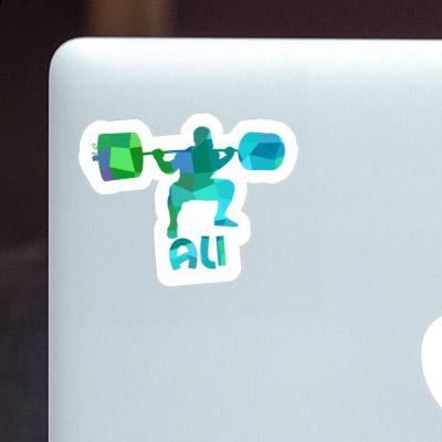 Sticker Ali Gewichtheber Notebook Sticker Ali Gewichtheber Gift package Image