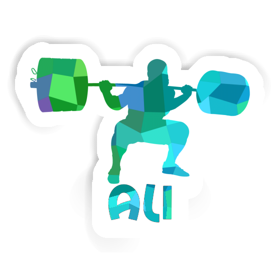 Sticker Ali Gewichtheber Notebook Sticker Ali Gewichtheber Gift package Image