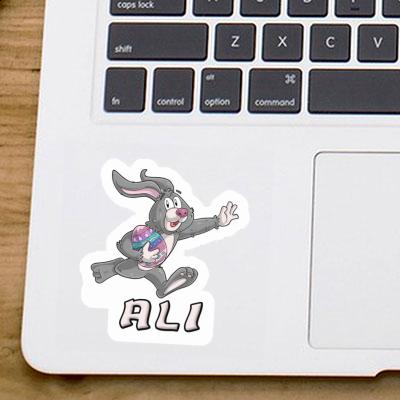 Autocollant Lapin de rugby Ali Autocollant Lapin de rugby Ali Image