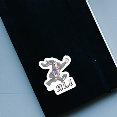 Autocollant Lapin de rugby Ali Notebook Autocollant Lapin de rugby Ali Notebook Image