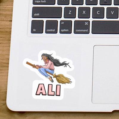 Autocollant Sorcière Ali Laptop Image