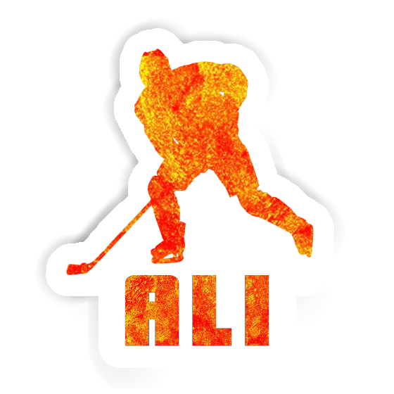 Autocollant Joueur de hockey Ali Notebook Autocollant Joueur de hockey Ali Gift package Image