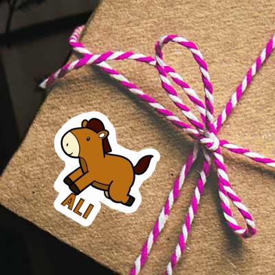 Autocollant Cheval Ali Gift package Image