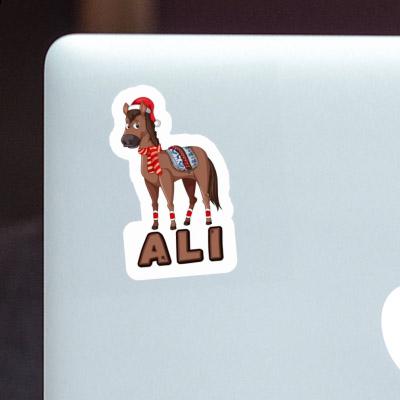 Sticker Christmas Horse Ali Notebook Sticker Christmas Horse Ali Gift package Image