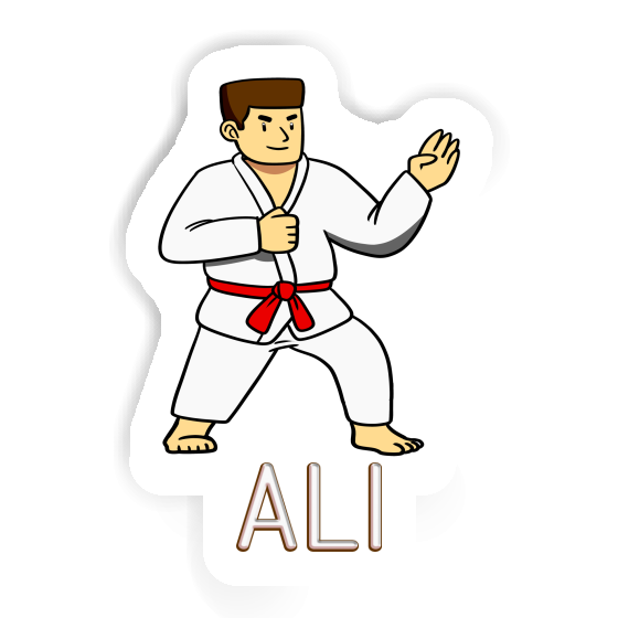 Karateka Sticker Ali Notebook Karateka Sticker Ali Notebook Image