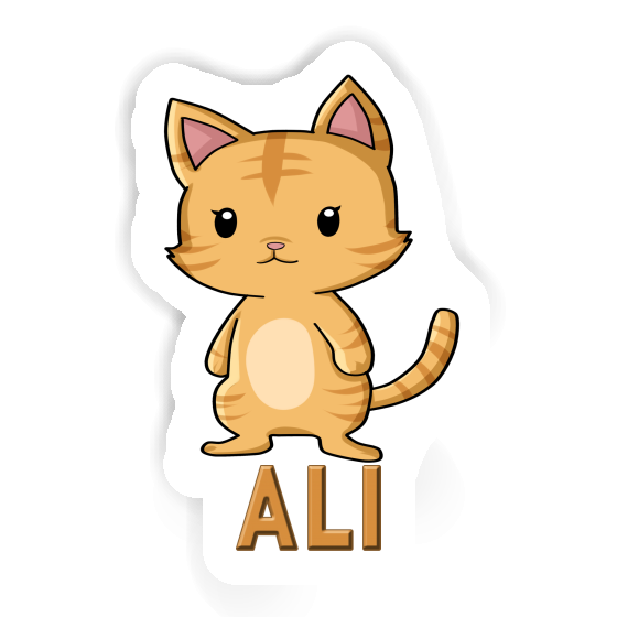 Autocollant Ali Chat Notebook Autocollant Ali Chat Gift package Image