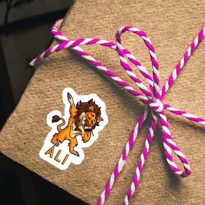 Aufkleber Ali Löwe Notebook Aufkleber Ali Löwe Gift package Image