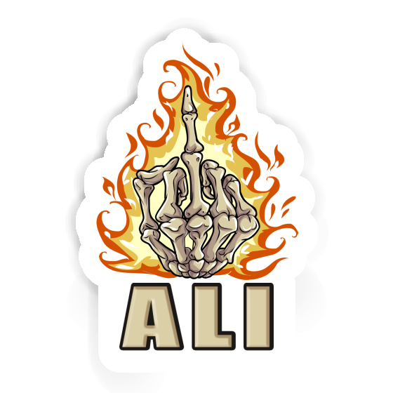 Mittelfinger Aufkleber Ali Notebook Mittelfinger Aufkleber Ali Gift package Image