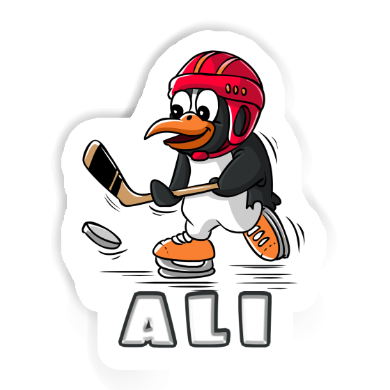Autocollant Ali Pingouin de hockey Notebook Autocollant Ali Pingouin de hockey Gift package Image