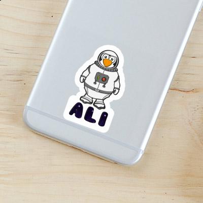 Astronaut Sticker Ali Notebook Astronaut Sticker Ali Gift package Image