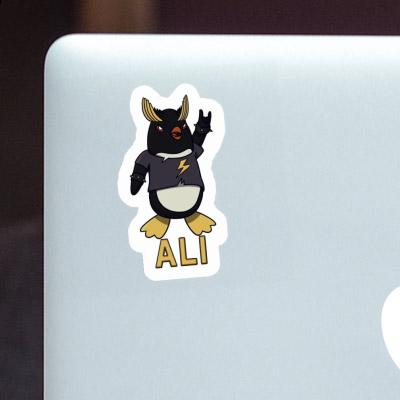 Sticker Rocking Penguin Ali Gift package Image