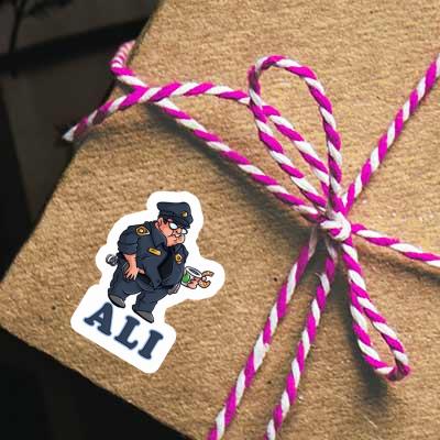 Ali Sticker Police Officer Laptop Ali Sticker Police Officer Laptop Image
