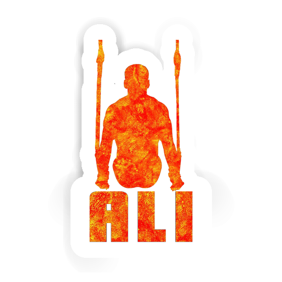 Autocollant Gymnaste aux anneaux Ali Autocollant Gymnaste aux anneaux Ali Image