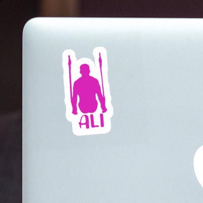 Ali Autocollant Gymnaste aux anneaux Laptop Ali Autocollant Gymnaste aux anneaux Laptop Image