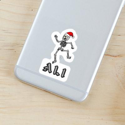 Ali Autocollant Squelette de Noël Notebook Ali Autocollant Squelette de Noël Notebook Image