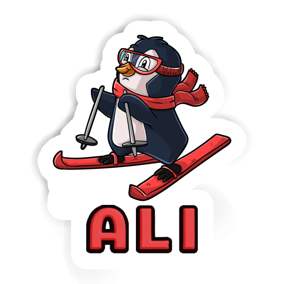 Ali Autocollant Skieuse Notebook Ali Autocollant Skieuse Gift package Image