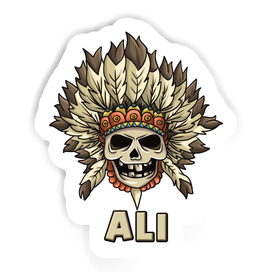 Autocollant Ali Tête de mort Gift package Image