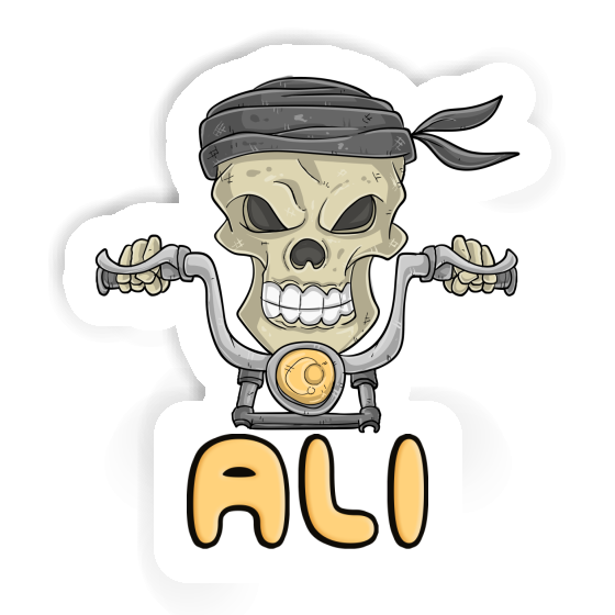 Autocollant Motard Ali Notebook Autocollant Motard Ali Notebook Image
