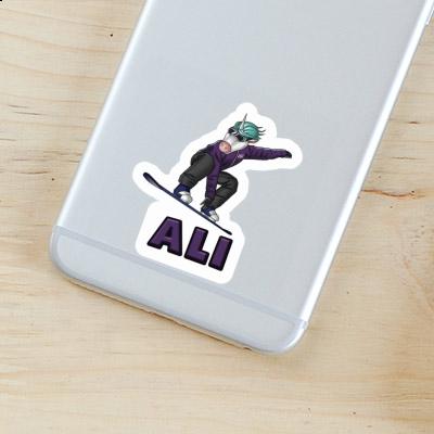 Sticker Snowboarderin Ali Laptop Sticker Snowboarderin Ali Laptop Image