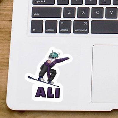 Sticker Snowboarderin Ali Sticker Snowboarderin Ali Image