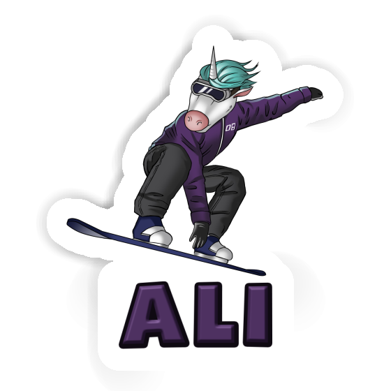 Sticker Snowboarderin Ali Notebook Sticker Snowboarderin Ali Gift package Image