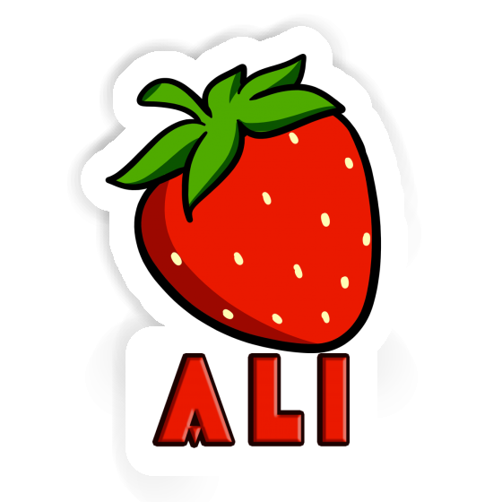 Autocollant Fraise Ali Autocollant Fraise Ali Image