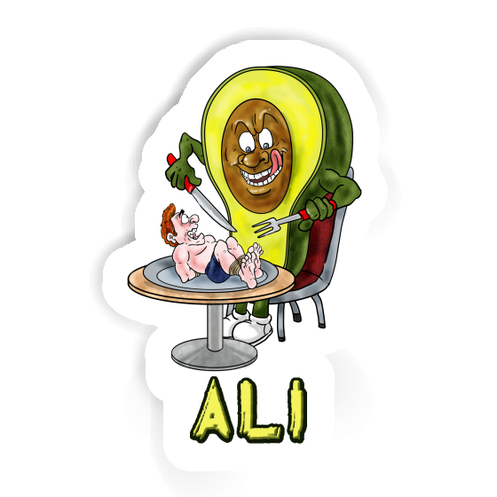 Autocollant Ali Avocat Notebook Autocollant Ali Avocat Gift package Image