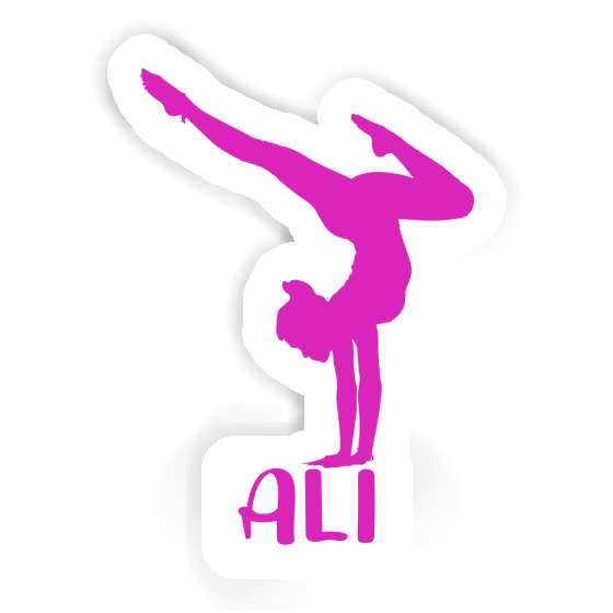 Autocollant Femme de yoga Ali Gift package Image