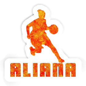 Sticker Aliana Basketballspielerin Image