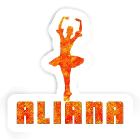 Autocollant Ballerine Aliana Image