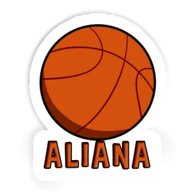 Basketball Ball Aufkleber Aliana Image