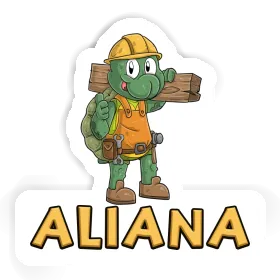 Aliana Aufkleber Bauarbeiter Image