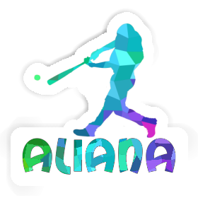 Aliana Sticker Baseballspieler Image
