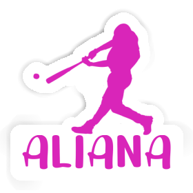 Baseballspieler Sticker Aliana Image