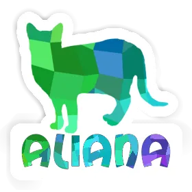 Aliana Autocollant Chat Image