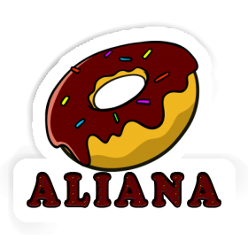 Aufkleber Aliana Donut Image