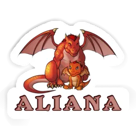Drache Aufkleber Aliana Image