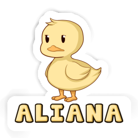 Aufkleber Ente Aliana Image