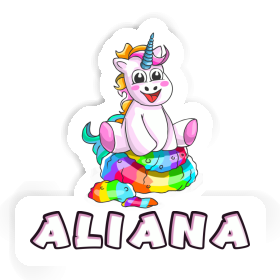 Autocollant Baby licorne Aliana Image