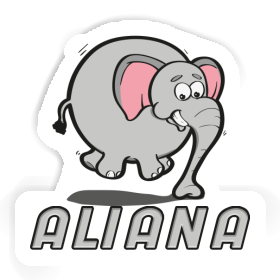 Elefant Aufkleber Aliana Image