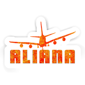 Aliana Aufkleber Flugzeug Image