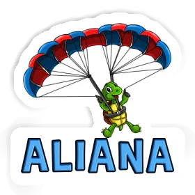Autocollant Aliana Pilote de parapente Image