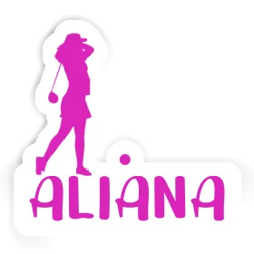 Sticker Golfer Aliana Image