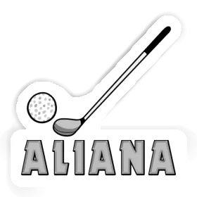 Aliana Sticker Golf Club Image